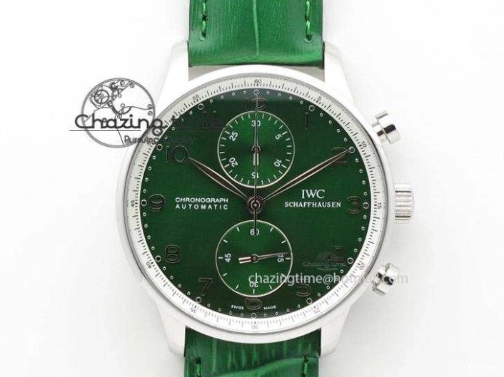 MIROTIME 0113 Portuguese Tourbillon IW5463 RG ZF Best Edition White Dial on Brown Leather Strap Stylish 7174